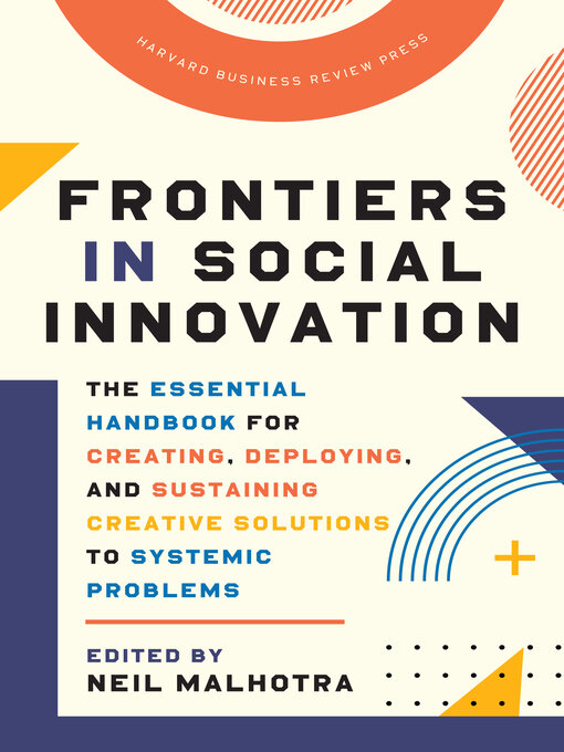 Cover image for Frontiers in Social Innovation